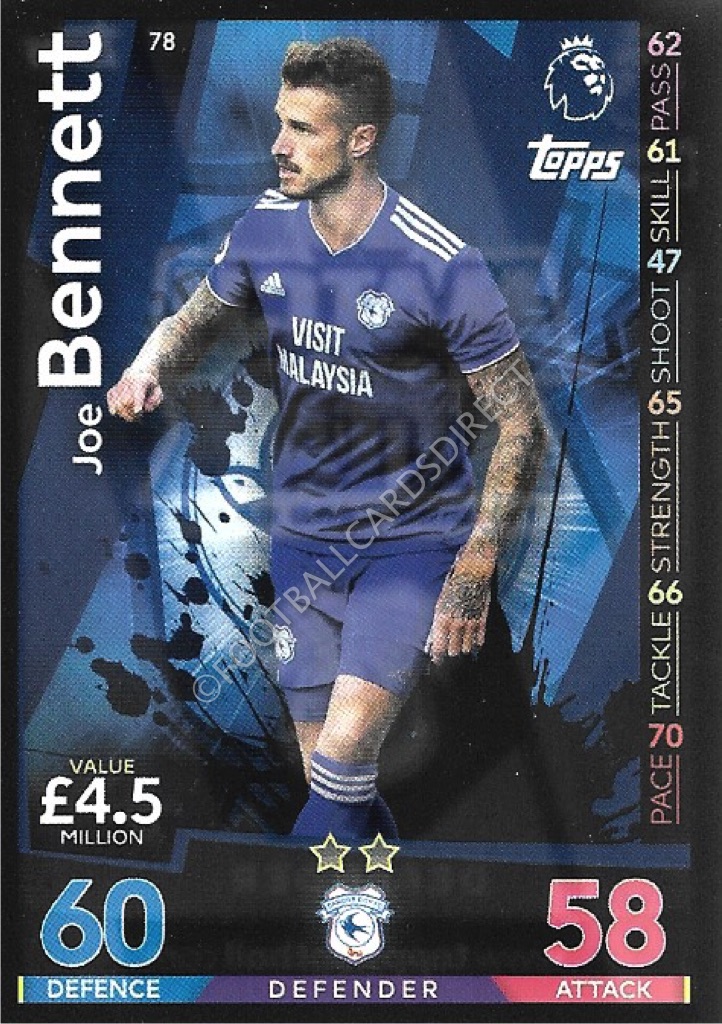 MATCH ATTAX 2018-2019   CARDIFF CITY CARDS SELECT THE CARDS YOU NEED.