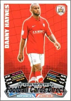 #10 Danny Haynes Match Attax Championship 11/12 Base Card