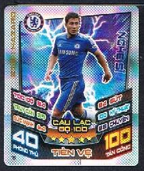 Match Attax Attack 12/13 2012/13 #503 Eden Hazard Hundred 100 Club MINT Card