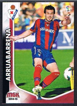 #144 Mikel Arruabarrena Panini Megacracks 14/15 Base Card