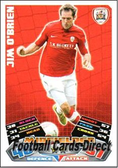 #9 Jim O'Brien Match Attax Championship 11/12 Manager Card
