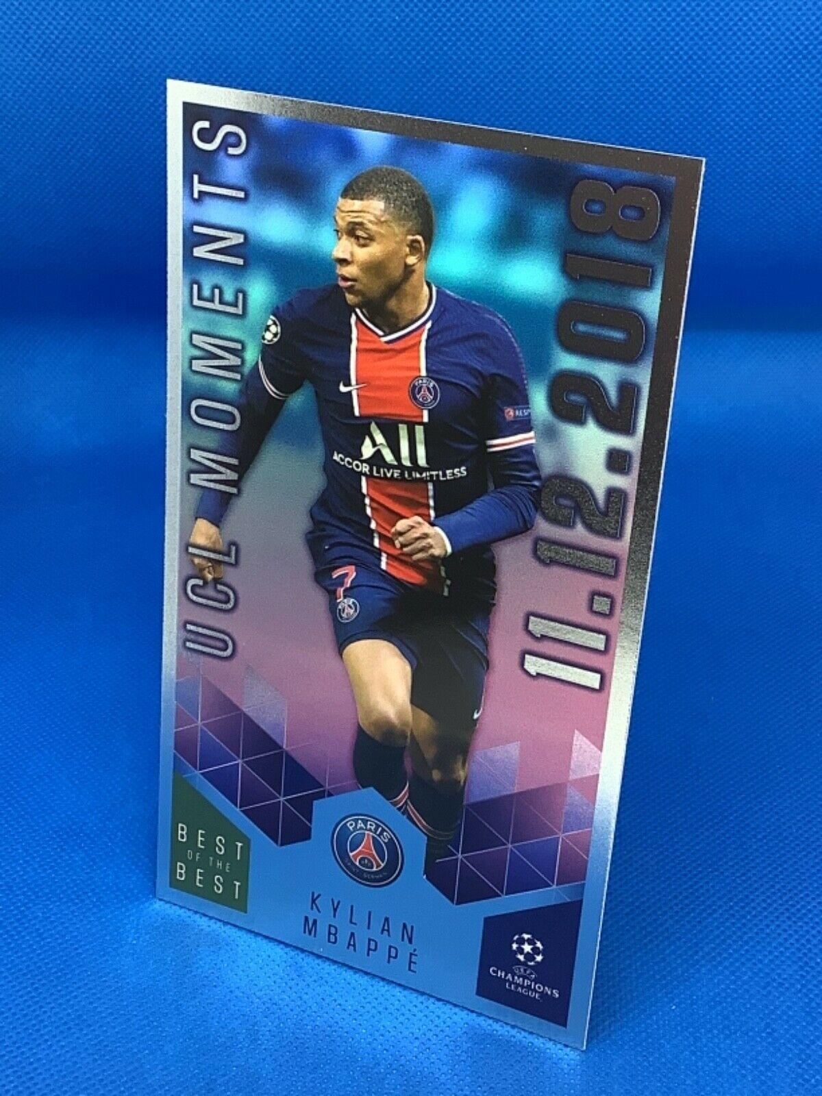 Topps Match Attax Champions League 2020/2021 Mbappe Gold Limited Edition  20/21