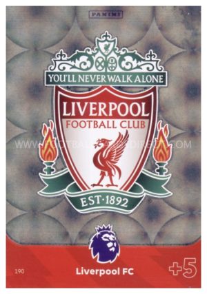 190 Club Crest Liverpool Base Panini Premier League Adrenalyn XL 2024 Card